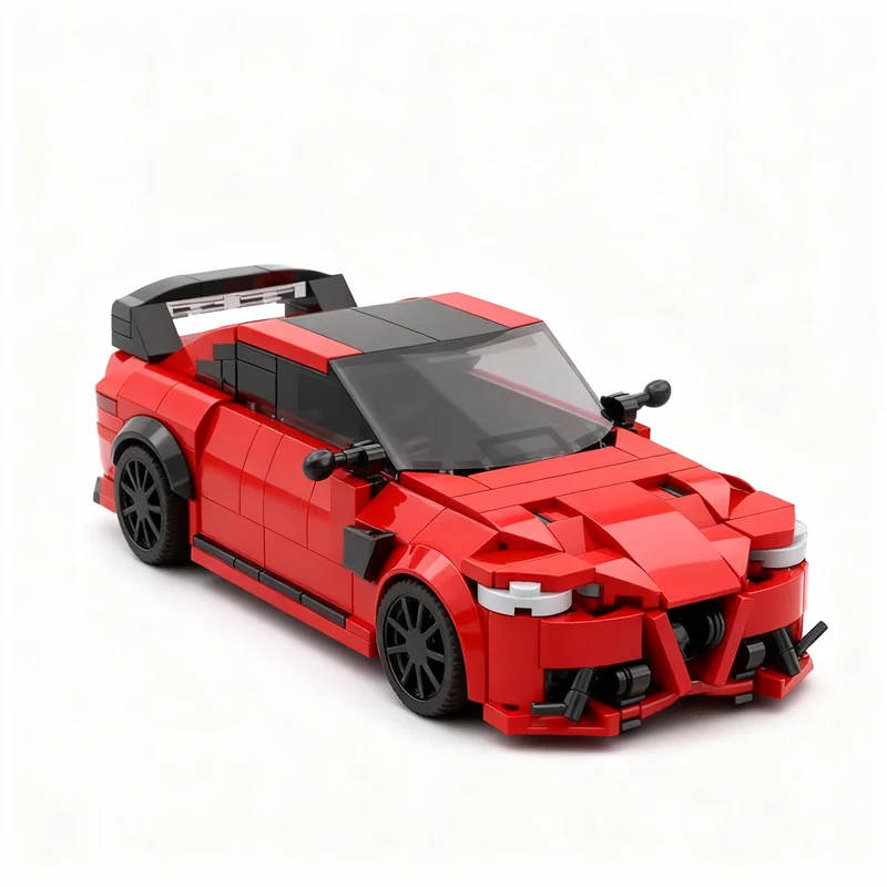392pcs MOC Alfa Giulia GTAm City Champions Model Building Blocks Toy Construction Christmas Gift Assemble Birthday 3D Display