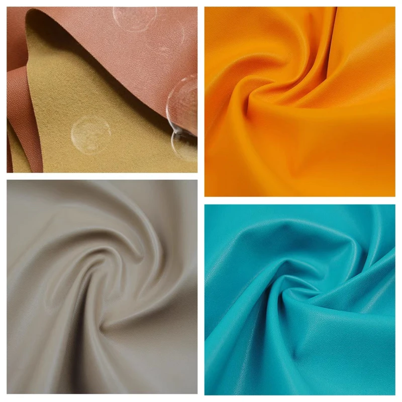 

Sheepskin Pattern Faux Leather Fabric By The Meter for Clothing Sofa Car Interior Handmade DIY Sewing Cloth Soft White Gray Red