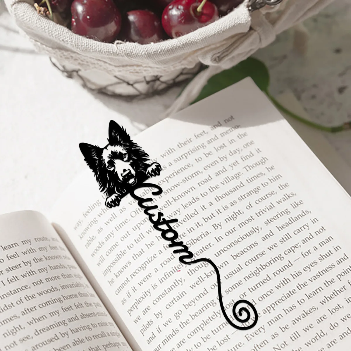 Custom Bookmark, Book Lover Gift, Belgian Groenendael Bookmark, Back To School Gift, Teacher Gift, Unique Bookmark, Dog Lover