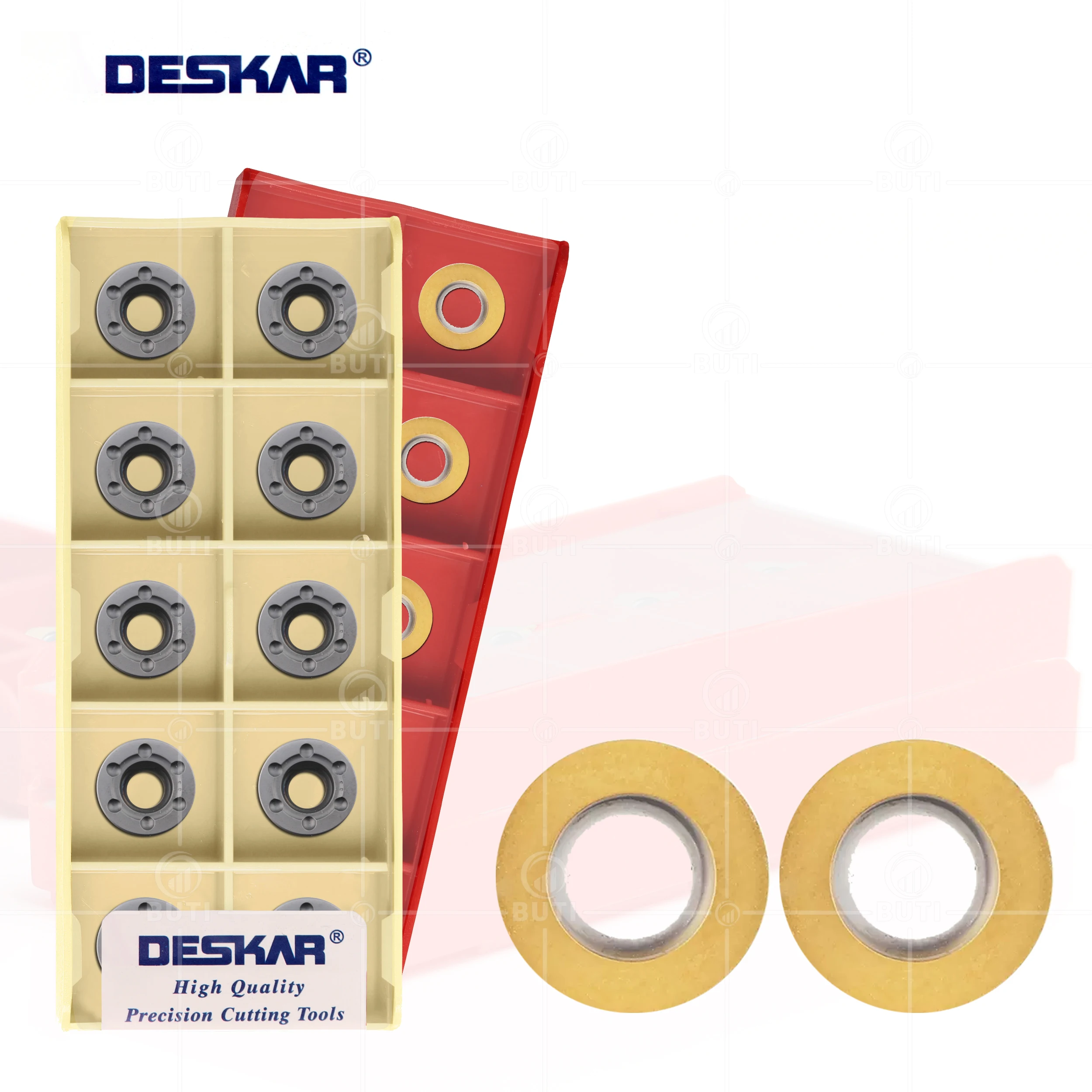 Deskar-lâminas do Cortador do Torno Inserção de Trituração 100 Original Rpmt1204 1204moe-js Mo-tt Rdmt1204mo-mq dq Rdmw1204mot-pm Lf6018 Lf6028s