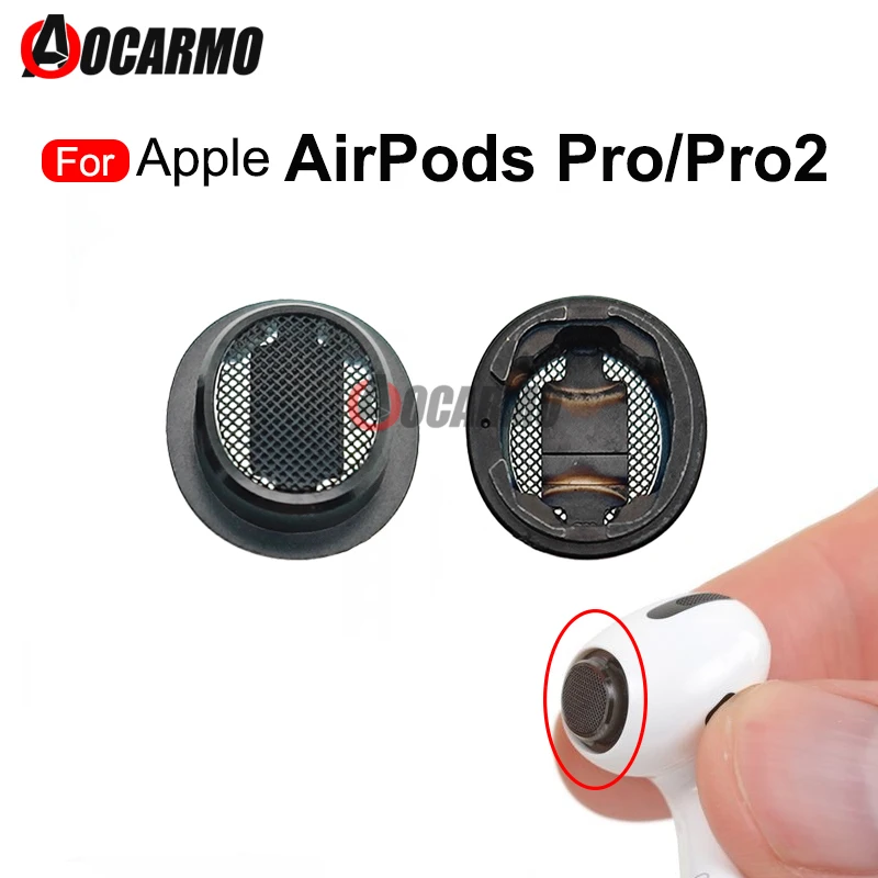 Earphone Mouth Dust Net With Holder Frame Replacement Parts For Apple AirPods Pro / Pro 2