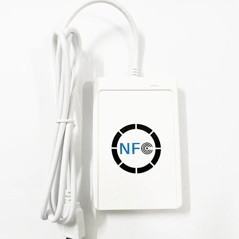 NFC 리더 USB ACR122U 비접촉식 스마트 IC 카드 및 라이터 RFID 복사기, UID 변경 가능 태그 카드 키 포브 복사기