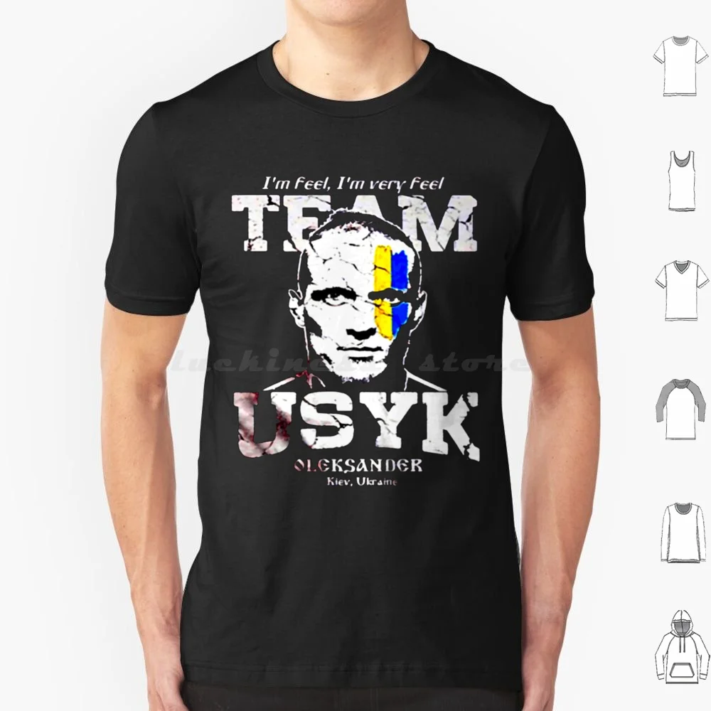 Usyk t shirt große größe 100% baumwolle oleksandr usyk олекса ндр сик boxen бокс ukraine boxer василь ломаченко k? Mpfer