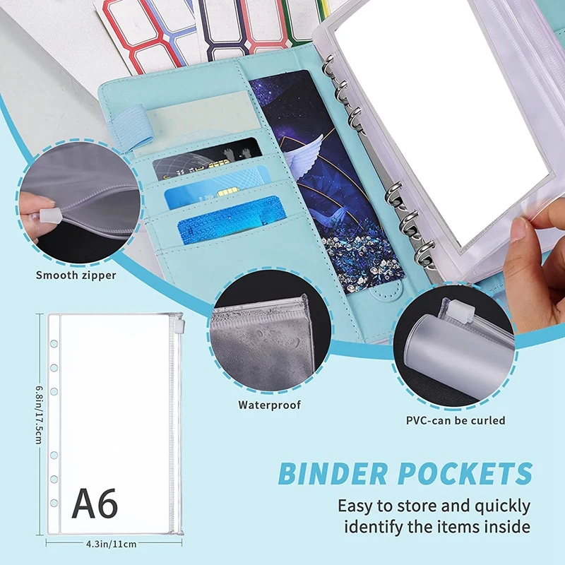 Папка для бумаг формата А6, мини-папка с листьями, с уникальной защелкой