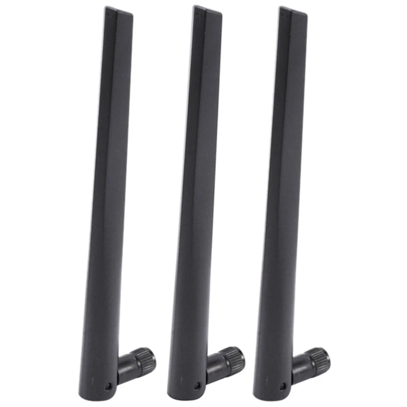 

3 PCS New Metal WiFi Antenna of RP-SMA Interface with 5DBi 2.4G/5G Dual-Band Wireless Wifi Antenna for ASUS RT-AC68U