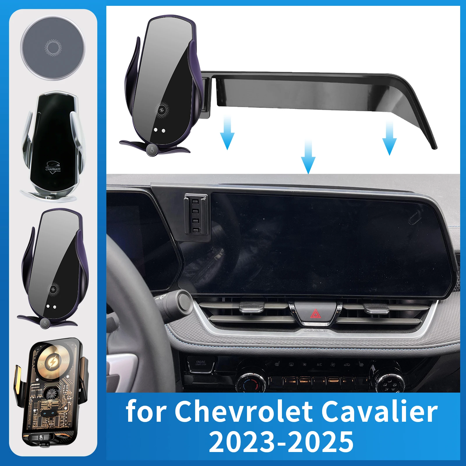 

Car Mobile Phone Holder for Chevrolet Cavalier Turbo 2023 2024 2025 Charging Bracket Navigation Stand Auto Accessories