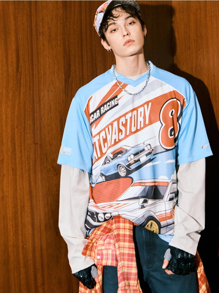 Cool Quick Dry Short Sleeve T-Shirt Digital Print Street Style Half Sleeve Men's Women's Summer New Fashion Polyester Fiber