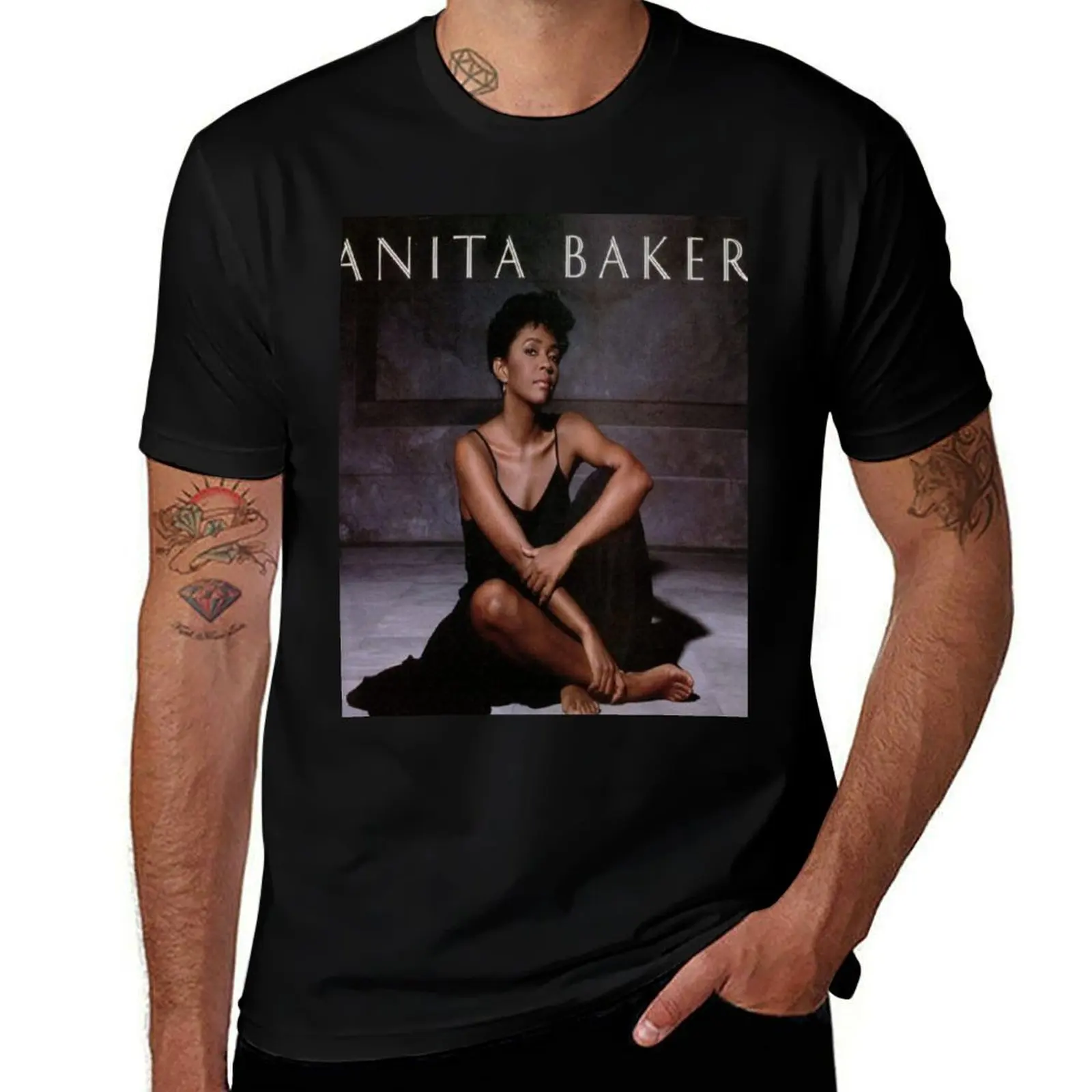 Anita Baker T-Shirt Relaxed Fit Casual Short Sleeve Top T-Shirt