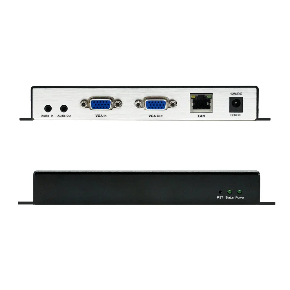 New H.265 H264 VGA Video Encoder HD 1080P60 SRT RTMP RTMPS RTSP VGA to IP Encoder with VGA Loop Out