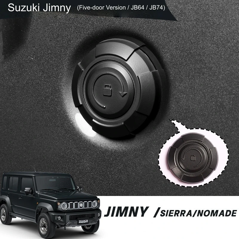 

For Suzuki Jimny JB64 JB74W 2019-2025 Car Door Key Hole Decoration Cover 2PCS Magnetic Trim Door Lock Cover Exterior Accessories