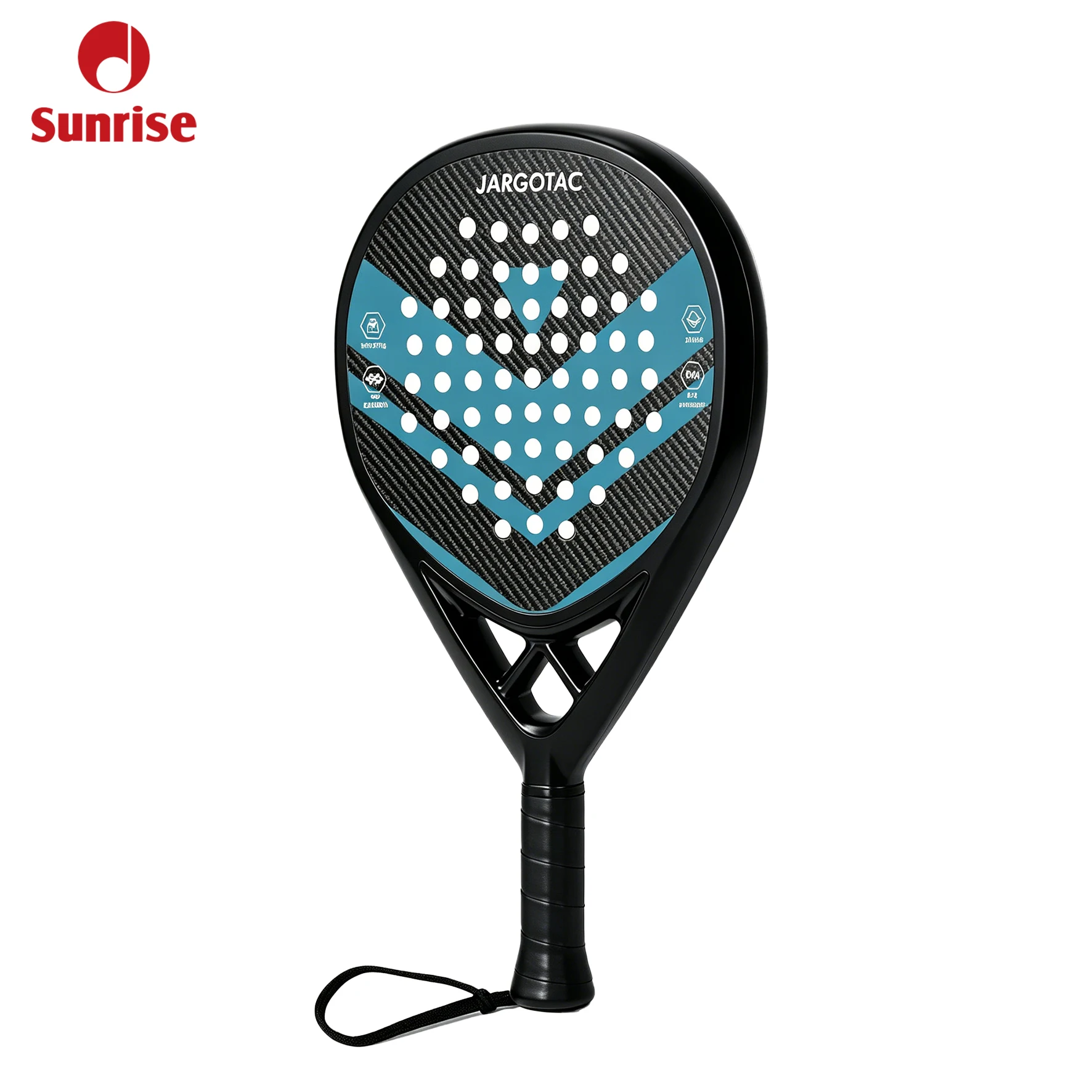 Professional SA002 Padel Paddle 3k Carbon Fiber Teardrop High Quality Eva Core T700 Graphite Woven Carbon Sports