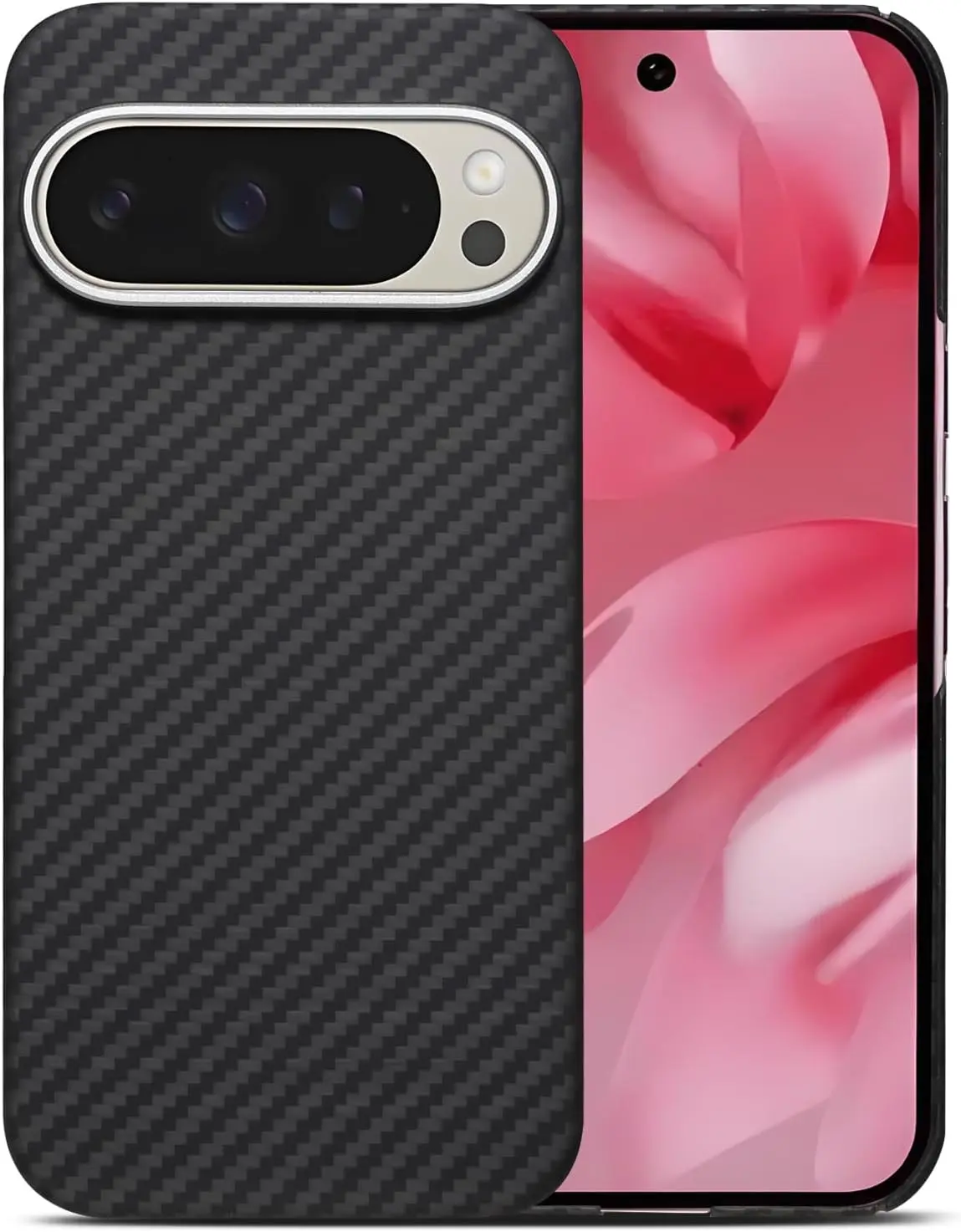 

for Google Pixel 10 Pro /10 Pro XL/10 Aramid Carbon Fiber Case Kevlar Cover Ultra Thin Lightweight Armor Protective Cover