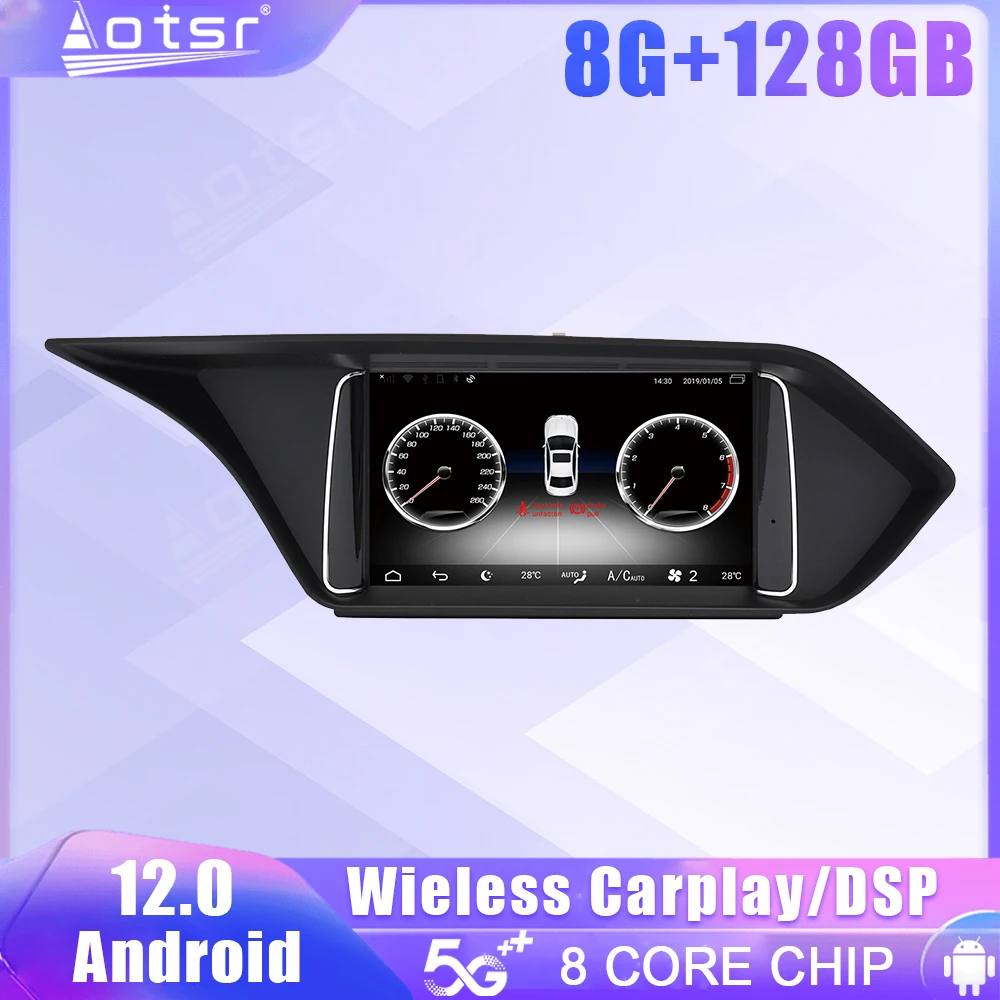 128G Screen Car Radio For Mercedes Benz C 2014 2015 2016 2017 Car Radio Carplay Multimedia Vedio Player GPS Auto Navi Stereo