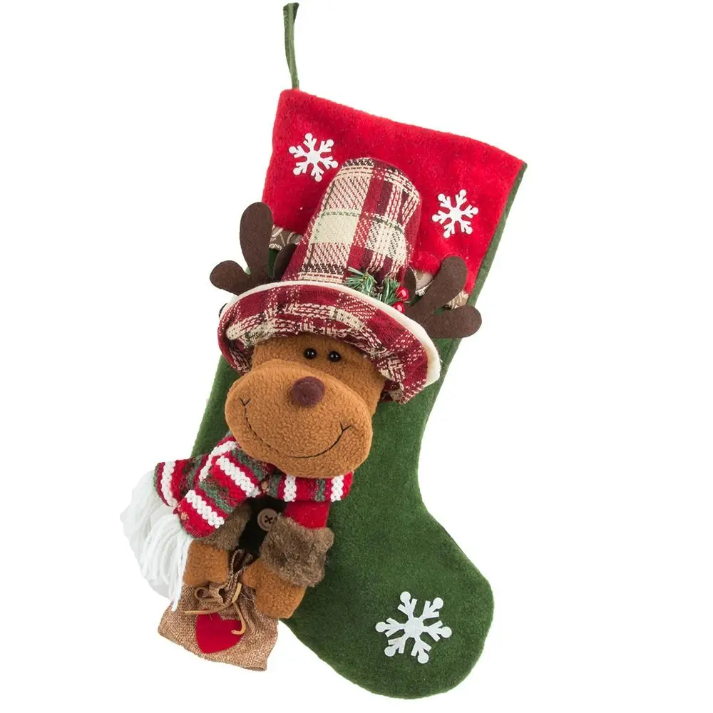 

Kawaii Santa Claus Candy Socks Cartoon Christmas Socks Large Size Wear Resistant Christmas Decoration Party Supplies