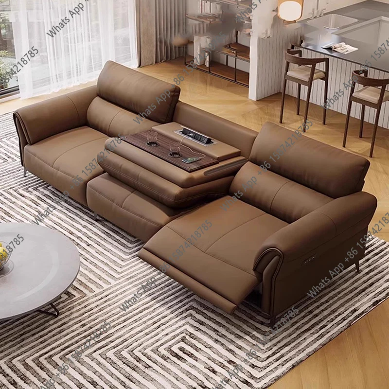Sm Italienisches Apartment-Sofa, elektrisch, minimalistisch, Gaming-Chaiselofa, verstellbare Lounge, Divano Soggiorno Di Lusso, zeitgenössische Möbel
