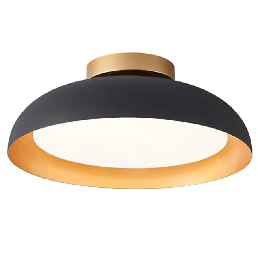 

Flush Mount Ceiling Light, 12.5 inch Ceiling Lighting Fixture, Mid Century Light Fixtures Ceiling Mount, 5CCT Dimmable/2700K-60