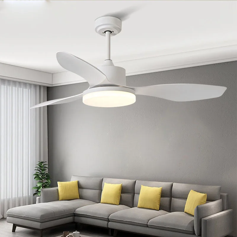 Nordic Ceiling Fan Light Modern Simple Home Bedroom ceiling fan lamp mute fan chandelier