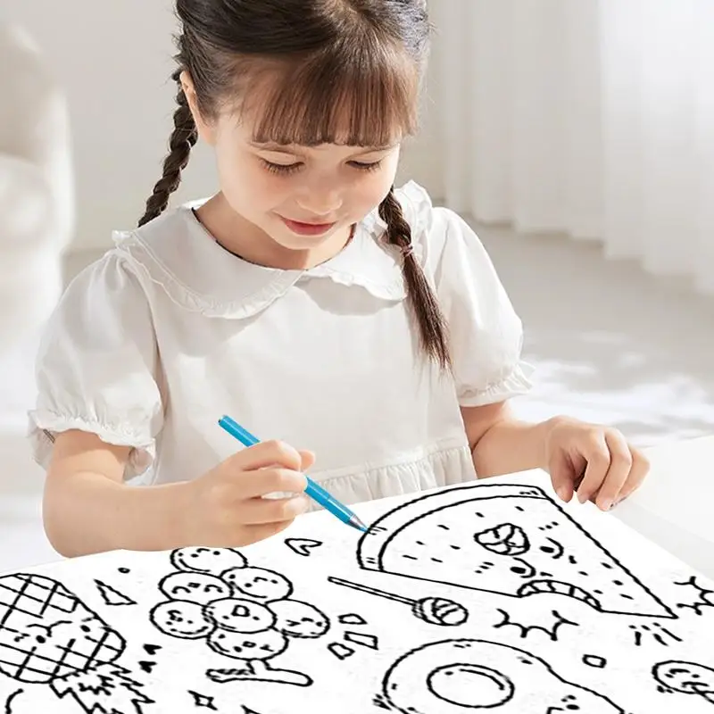 ملصقات تلوين للأطفال ، لفافة رسم جرافيتي ، ملصقات حائط بملء الألوان ، مستلزمات فنية لرسومات ذاتية الصنع ، جدران تعليمية