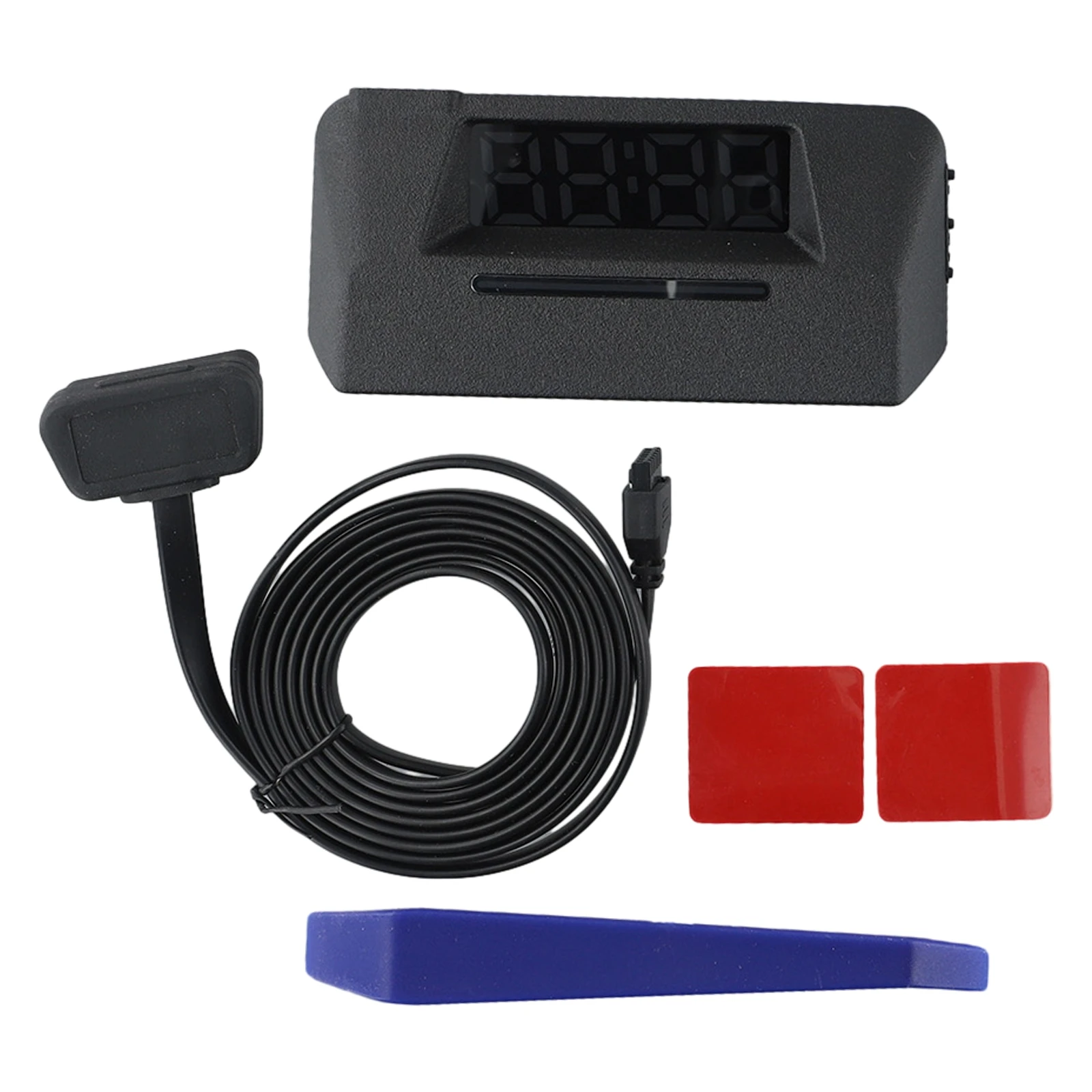 

Car HUD Gauge with OBD2 Display for Speed Oil Consumption Temperature Sensors Voltage and Oil Pressure Monitoring