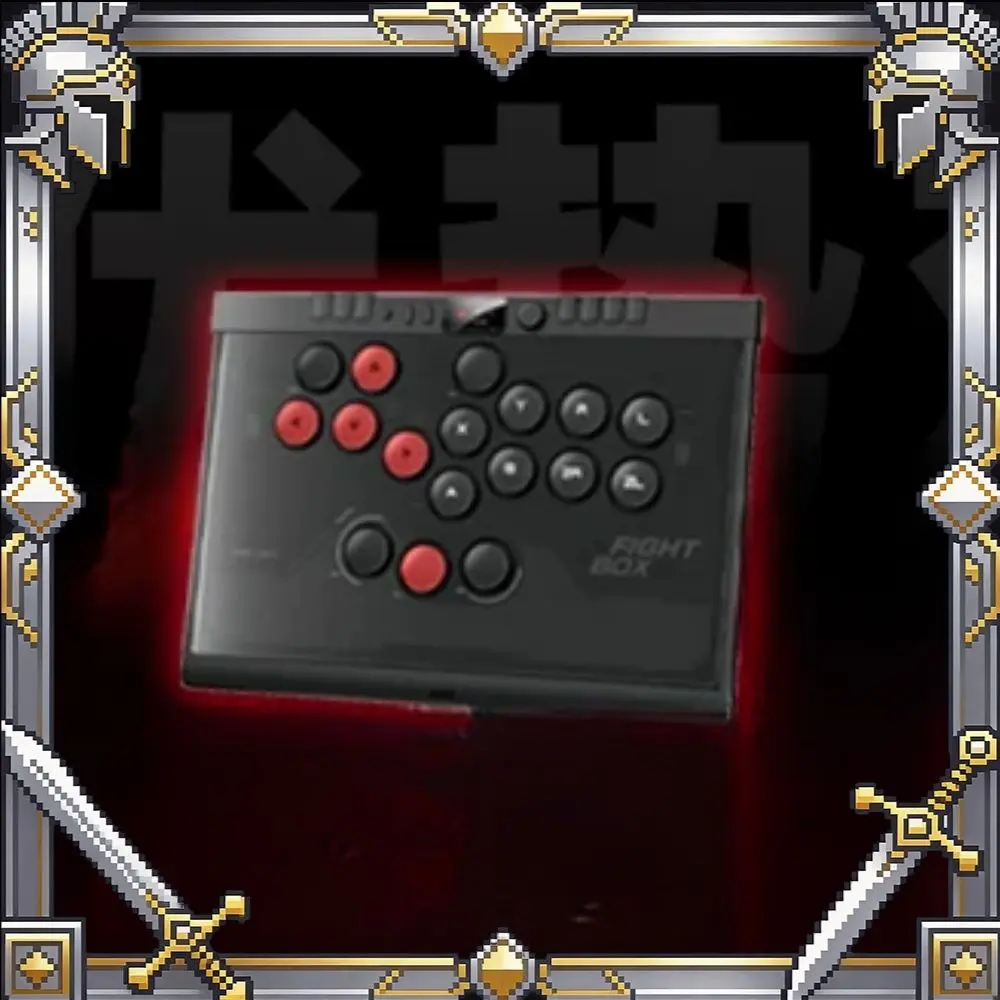 

NEW IINE HB1 Professional All-Button Arcade Controller Wireless/Wired Arcade Controller 17-Button Layout Optical Linear Axis