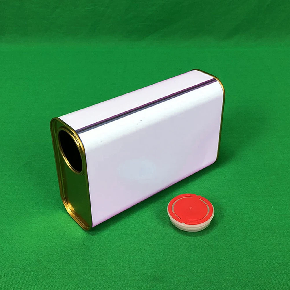 

3pcs Paint Coating Cans 1L Iron Packaging for Storage Empty Lubricating Oil Tanks Bucket White Metal Suitable Home Factory
