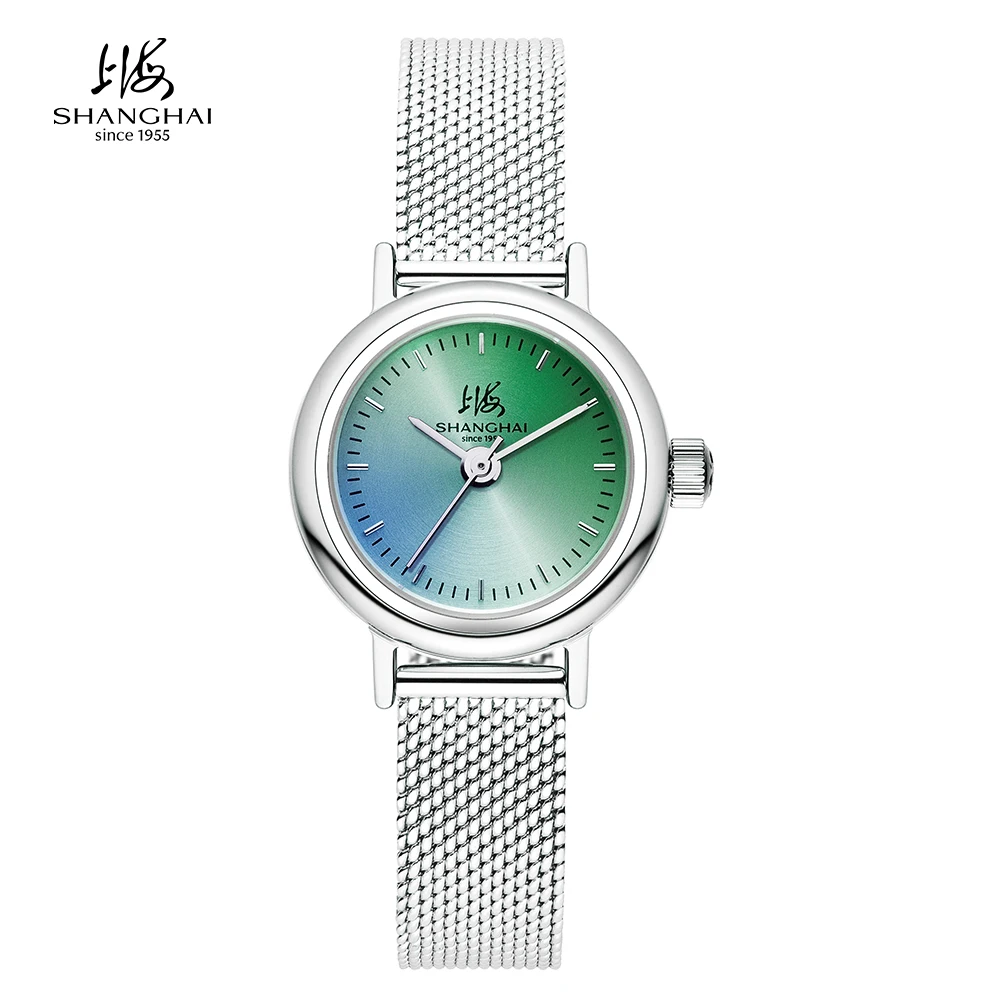 

Shanghai Watch 22mm Quartz Women's Watches Sapphire Crystal Sunburst Dial Clock Ronda 753 Movement Ladies' Watch Fashion 22OR-90