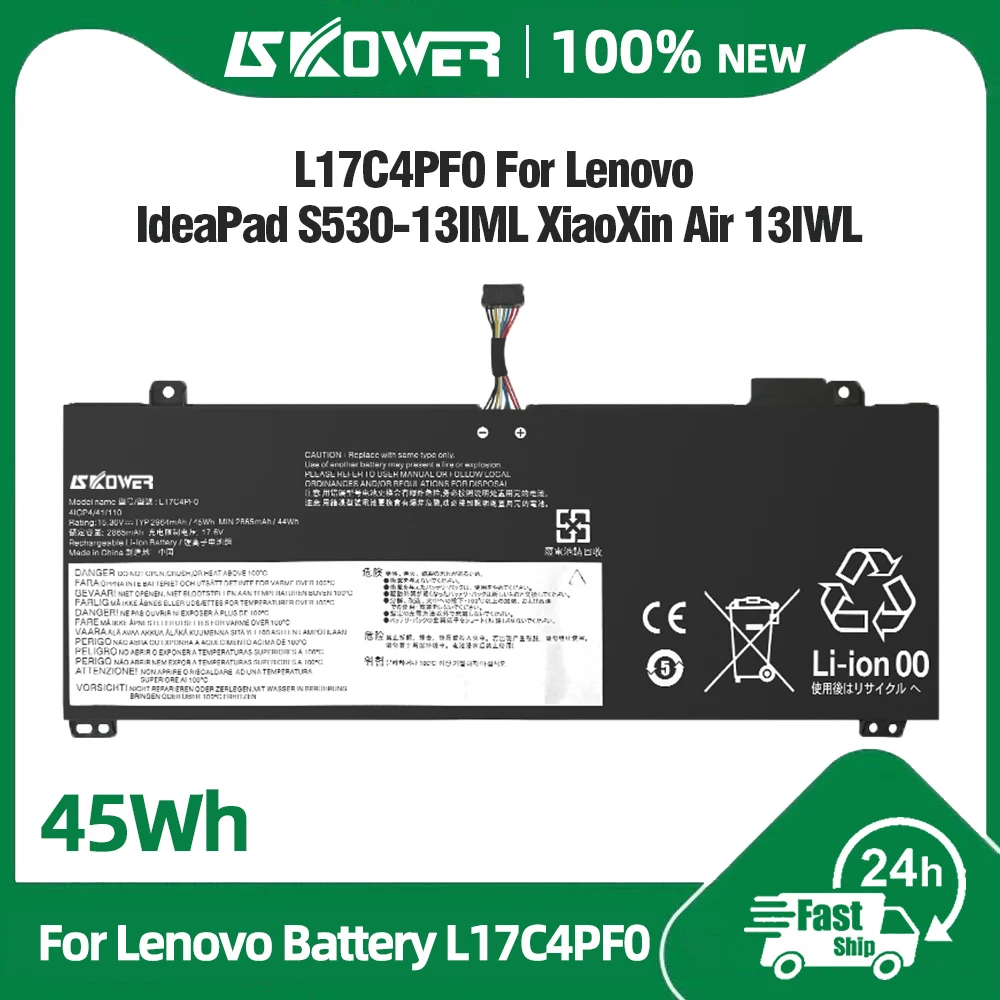 

SKOWER L17C4PF0 L17M4PF0 Battery for Lenovo Xiaoxin Air 13IML IdeaPad S530-13IWL