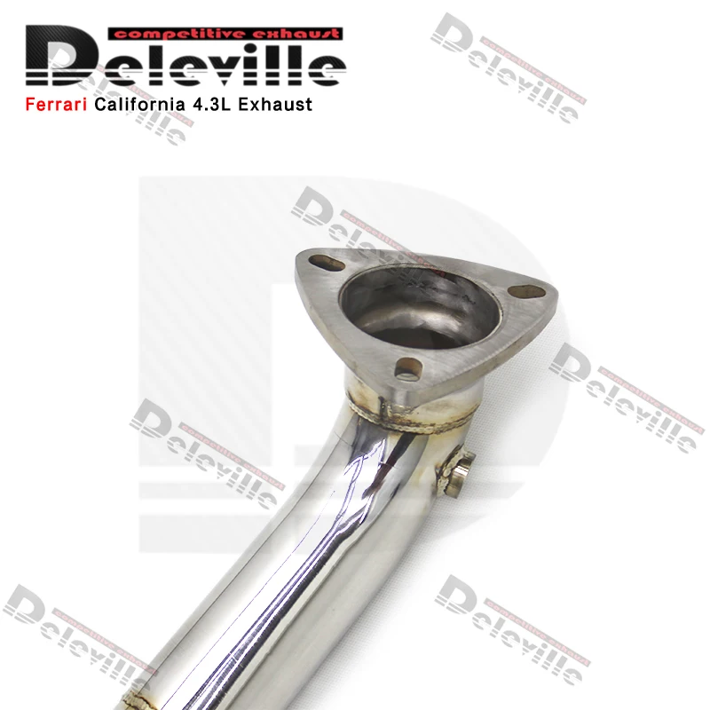 OEM Stainless Steel Catback For Ferrari California 4.3L Vacuum Valve Muffler Exhaust Pipes With Remote Control