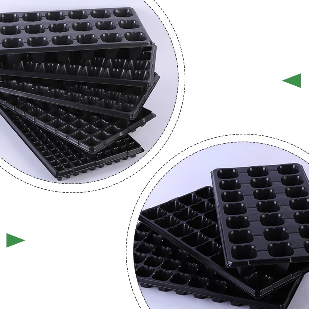 

10pcs Germination Starting Trays 21-Hole Plant Growing Tray For Garden Nursery Pot Outdoor Sowing Propagator Multi-Hole Seedling