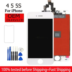 Quality LCD For iPhone 4 4s Display Touch Screen Digitizer Assembly For iPhone 4s 5 5s 5SE LCD Screen Replacemen