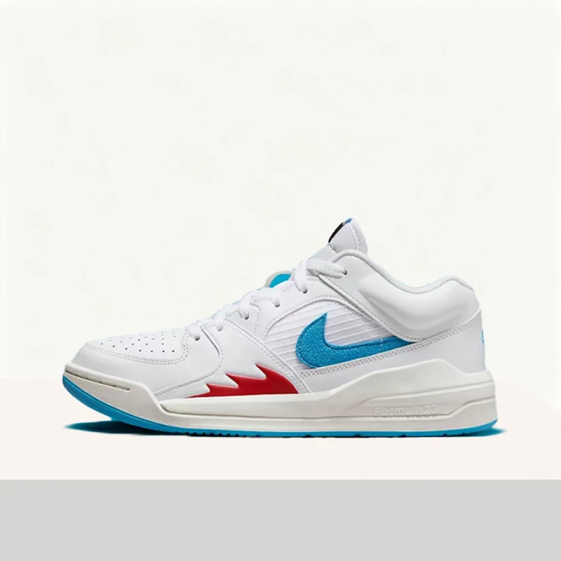 

Nike Jordan Stadium 90 Daily Colorful Non-Slip Low-Top Casual Shoes for Women White Blue Red FB2269-100
