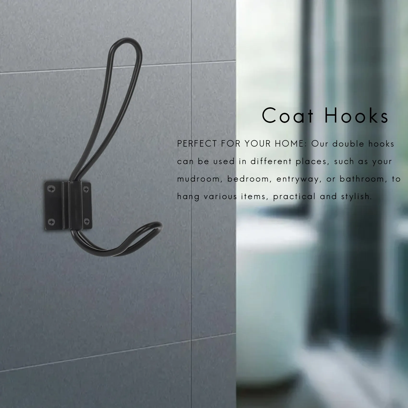 

ABGE-10 шт. металлические крючки для одежды в деревенском стиле, настенные крючки, двойные винтажные крючки для подвешивания, декоративные крючки для прихожей в фермерском доме