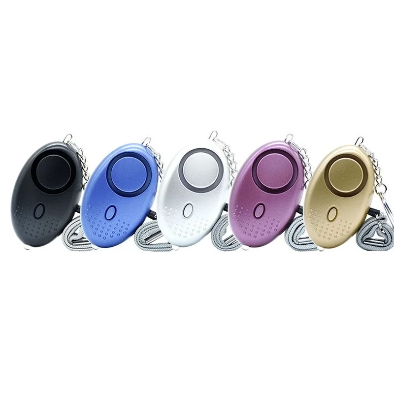 Auto-defesa Alarme Keychain para Mulheres e Meninas, Alerta de Segurança Pessoal, Alarme de Emergência Alto, Anti-Lobo, Security Protect, Scream, 130dB