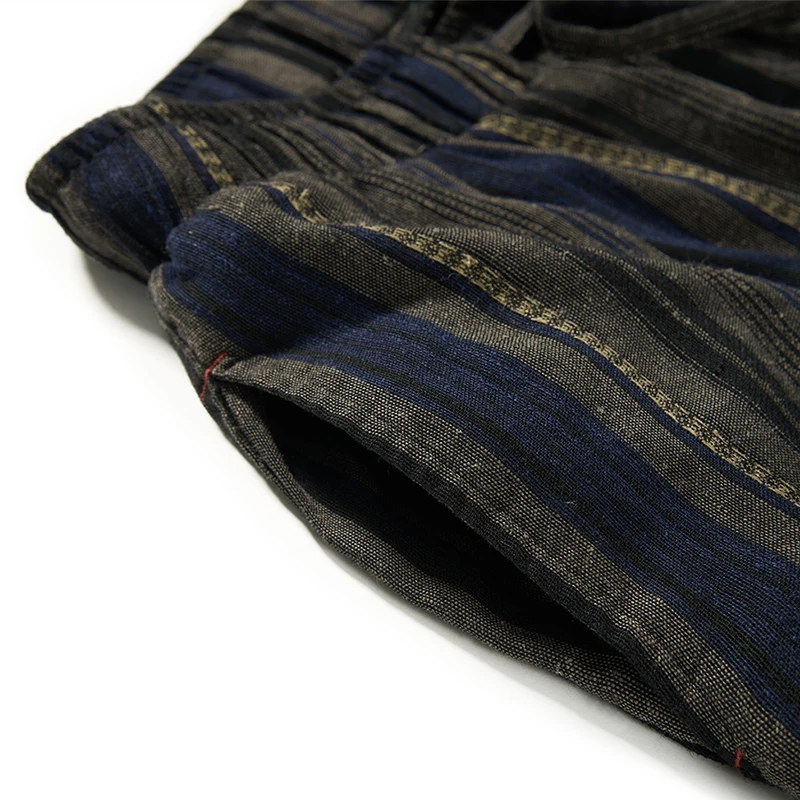 سراويل جديدة كبيرة الحجم بأرجل مستقيمة واسعة الساق لعام 2025 ، سراويل تقليدية فضفاضة وأنيقة ، سراويل يوجا للرجال والنساء على الطراز العرقي #5