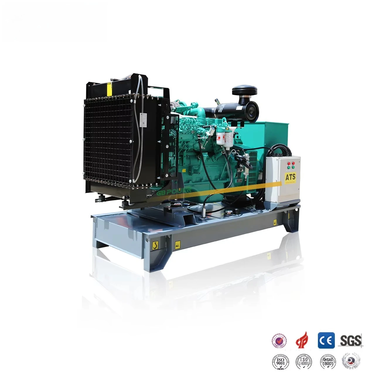 GB POWER Electric Genset 150KVA 50/60Hz Open Frame Diesel Generator Set with ATS 220/380V Adjustable 1 Year Warranty