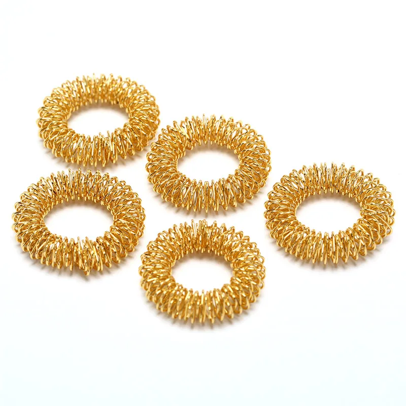 Acupressure Rings Spiky Sensory Finger Rings, Spiky Finger Ring Acupressure Ring Set Silent Stress Massager Finger Massage Tool