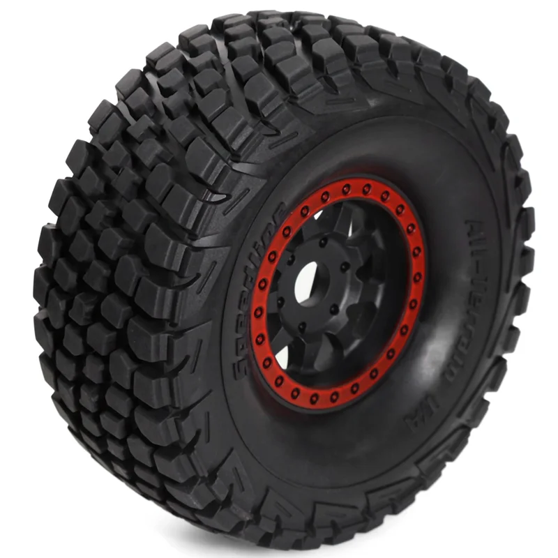 4Pcs 135Mm 1/7 1/8 사막 단거리 트럭 타이어 ARRMA Mojave TRAXXAS UDR Yikong DF7 FS 버기 RC 자동차-[A68T] 용 17Mm 휠 육각형