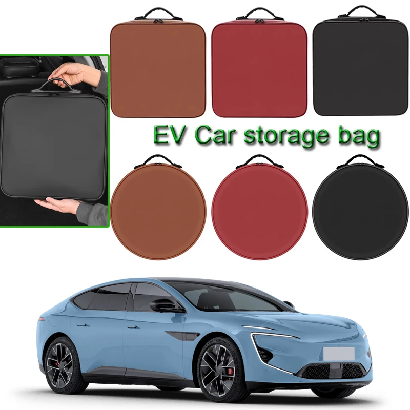 Portable EV Car Charging Cable Storage Box For AVATR 06 07 11 12 Electric Vehicle Charger Cables Carry Bag Waterproof Accessory