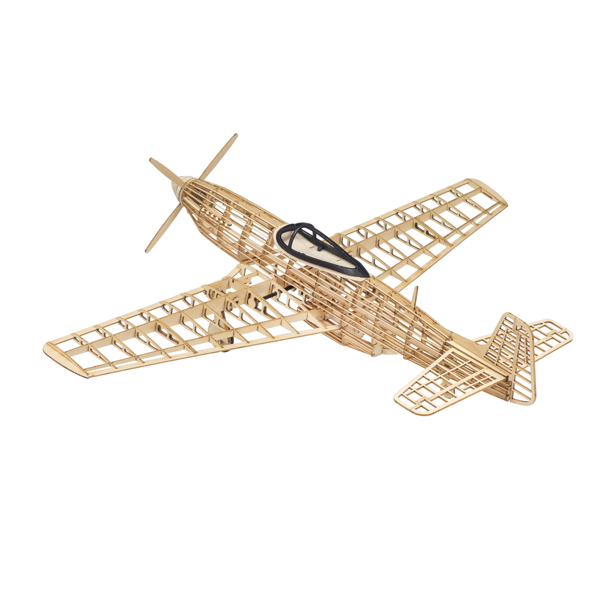 P-51D Mustang Static Balsa Woo - đánh giá và giá Hobby Diy Electronics Kit