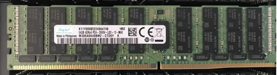 

M386A8K40BM2-CTD 64G 4DRX4 PC4- 2666V- LRDIMM