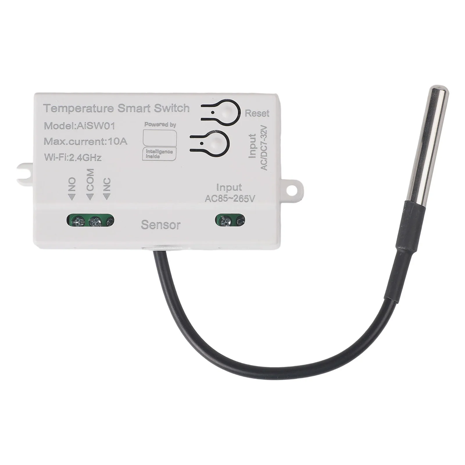 Remote Control Switch for Tuya WiFi Temperature & Humidity Sensor with Passive Dry Contact Supporting Voice Commands