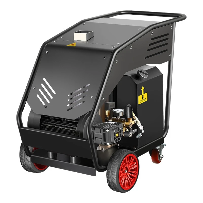 Hot water industrial ultra-high pressure cleaner oil removal diesel self-heating commercial farm high power car washing machine