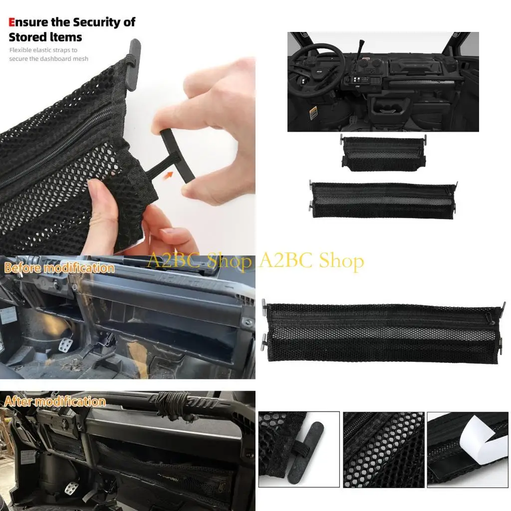 

A2BC Organizing Net Replace 715003129 for Easy Access Storage Net for Defender Waterproof Dashboard Storage Cargo Net