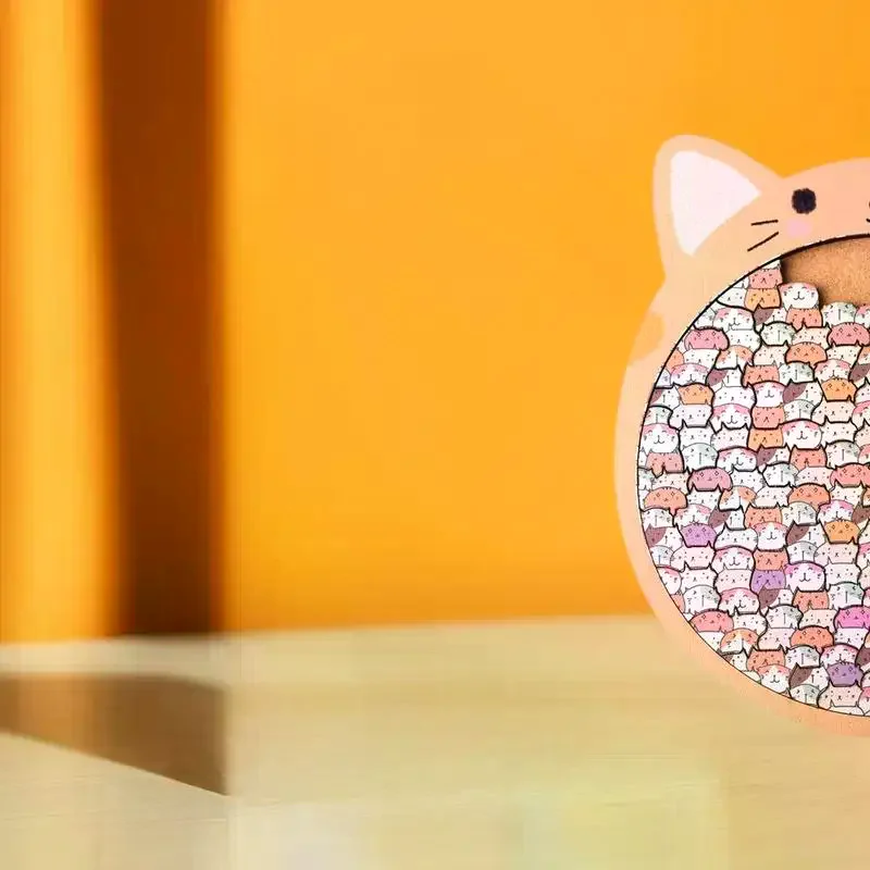 لعبة ألغاز خشبية آسر كيتي؛ أداة تعليمية مسلية؛ خيار مثالي لهدايا عيد الميلاد #3