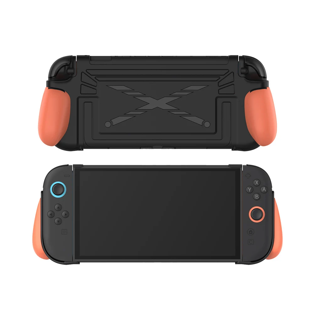 DOBE Interchangeable Grip Case TNS-5196 for Switch 2, Dockable with 3 Ergonomic Grips & Full Protection.