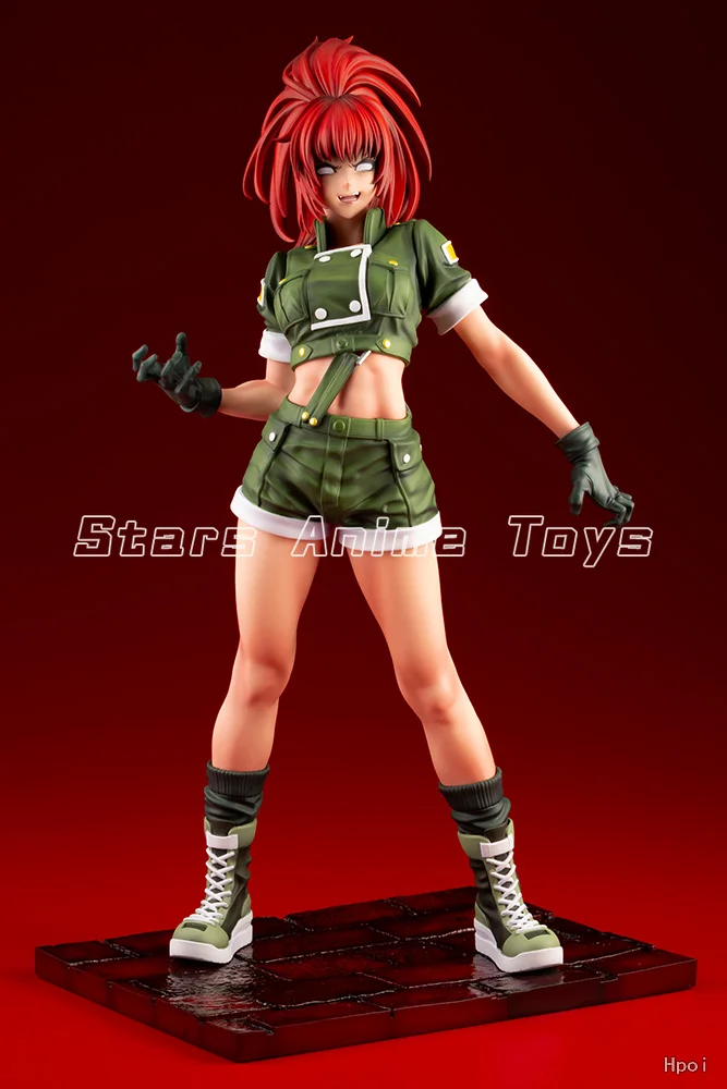 【Przedsprzedaż】Oryginalna figurka KOTOBUKIYA SNK Beautiful Girl THE KING OF FIGHTERS '97 Leona Heidern 1/7 Kolekcja Zabawek