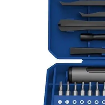 76 Piece Rechargeable Electric Screwdriver Set Alloy Steel Repair Tool Kit With Prying Tools For Phone Home Appliance