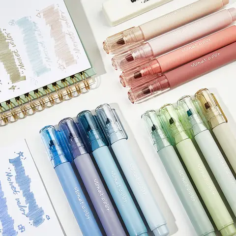 4 पीस पेस्टल हाइलाइटर सेट, जर्नलिंग, नोट लेने, स्कूल ऑफिस सप्लाई के लिए बड़ी क्षमता वाले नो ब्लीड सॉफ्ट कलर मार्कर 10 best sales फाइब्रोन्स - №9