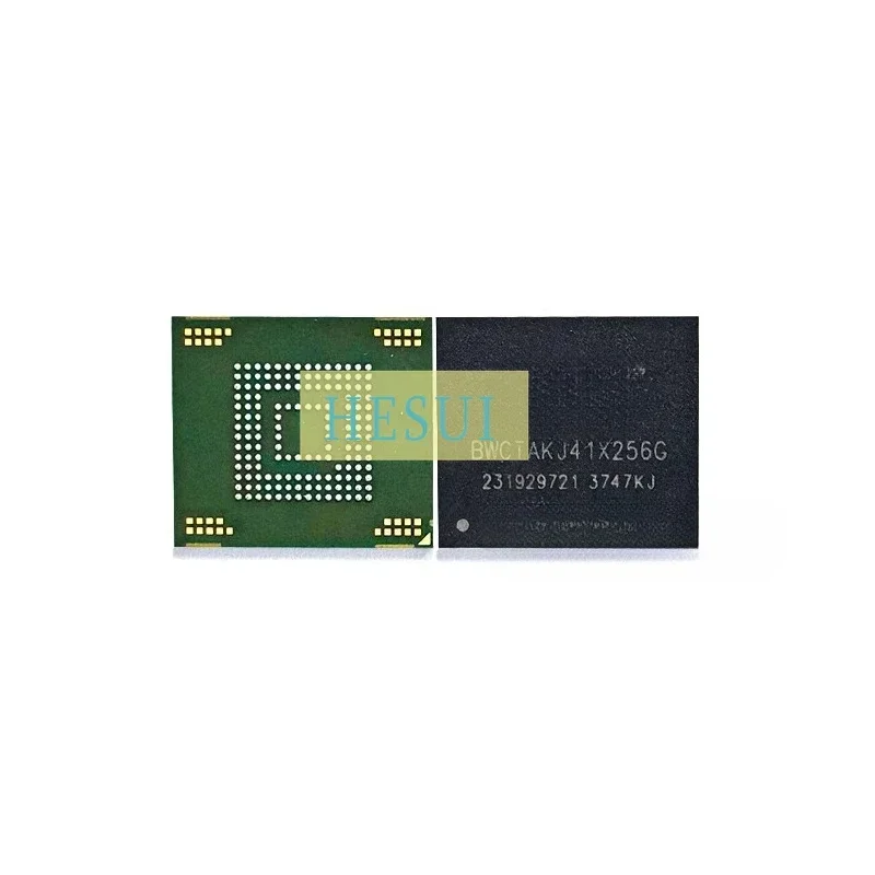 Used&Not NEW&Send after Measure BWCTAKJ41X256G 153FBGA eMMC flash memory particles, new life