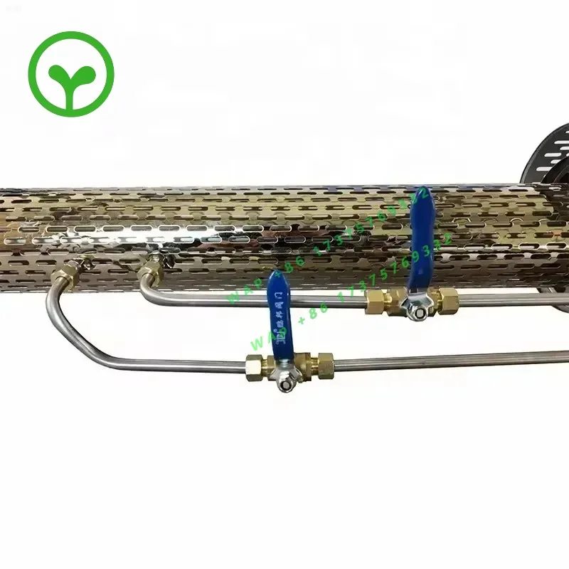 Dual Valve Stainl s Steel Mobile Greenhouse Spray Machine Agricultural Fog Machine Thermal Fogger Fumigating Machine Port  le